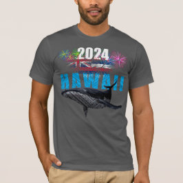 CAMISETA HAWAII 2024 FOGOS TRIBAIS POLINESIANOS DE HUMPBACK