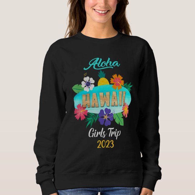 Camiseta Hawaii Aloha Hawaiian Family Trip 2023_20 (Frente)