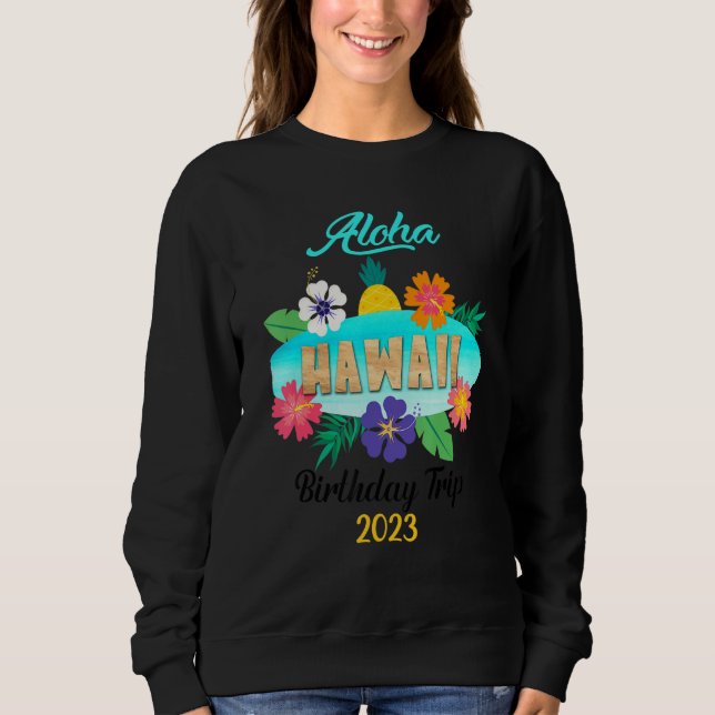 Camiseta Hawaii Aloha Hawaiian Family Trip 2023_23 (Frente)