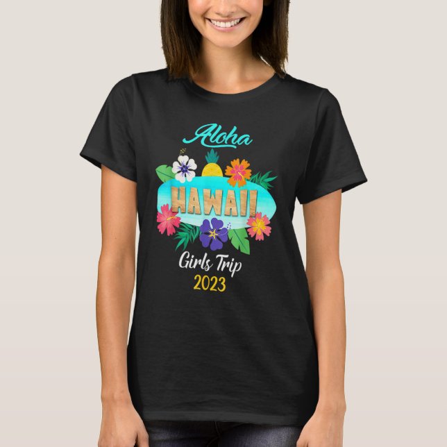 Camiseta Hawaii Aloha Hawaiian Family Trip 2023_4 (Frente)