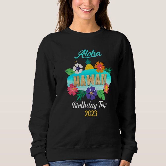 Camiseta Hawaii Aloha Hawaiian Family Trip 2023 Premium_6 (Frente)
