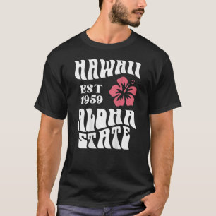 Camiseta Hawaii Aloha State 1971, Aestic Beach Summer