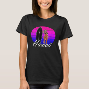 Camiseta Hawaii Aloha Surfer Surfing Clothing Men Gra