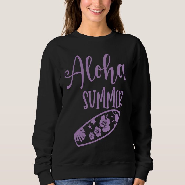 Camiseta Hawaii Aloha Surfing Hawaiian Party (Frente)