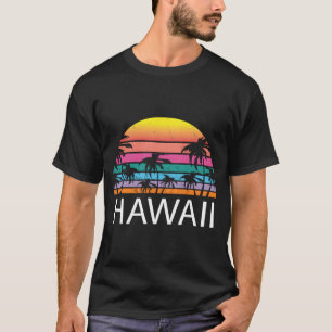 Camiseta Hawaii Beach Maui Retro Hawaii Surf Big Island P
