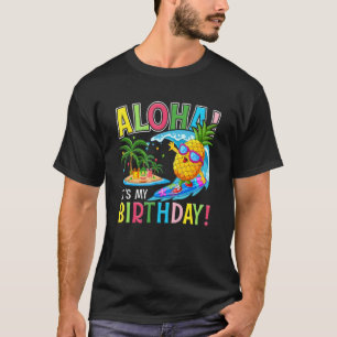 Camiseta Hawaii É Minha Festa de aniversário Aloha Hawaiian