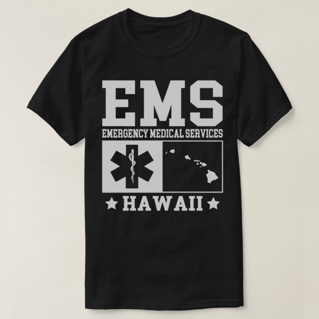 Camiseta Hawaii EMS (Frente do Design)