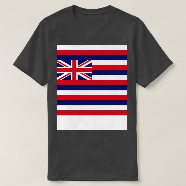 Camiseta Hawaii Flag (Frente do Design)