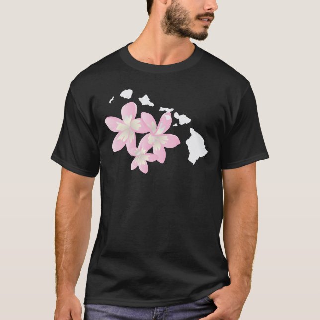Camiseta Hawaii Flowers (Frente)
