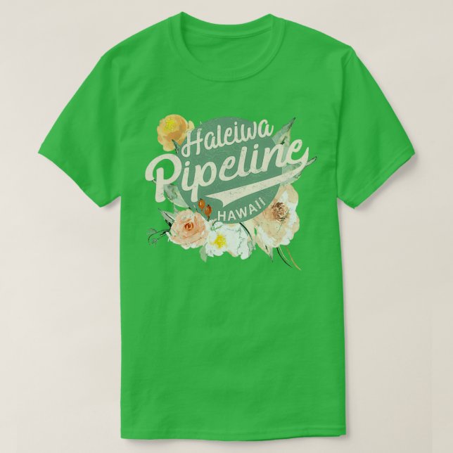 Camiseta Hawaii Haleiwa Pipeline Oahu North Shore Surf Desi (Frente do Design)