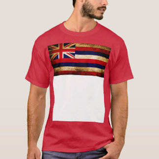 Camiseta Hawaii Hawaii Flag Vintage Rustic