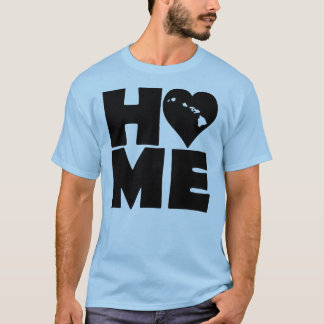 Camiseta Hawaii Home Heart State Tees