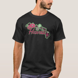 Camiseta Hawaii Islands Hibiscus Flowers Aloha Hawaii Luau