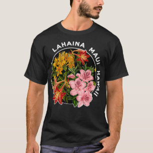 Camiseta Hawaii Lahaina Maui Hawaiian Floral