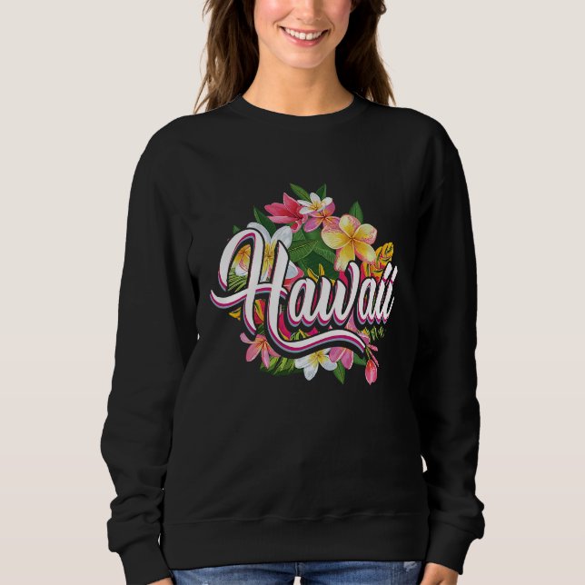 Camiseta Hawaii Lover with Hawaii Flowers Hawaiian (Frente)