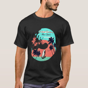 Camiseta Hawaii Maui Praia Surfismo Vento Retro Onda Verão