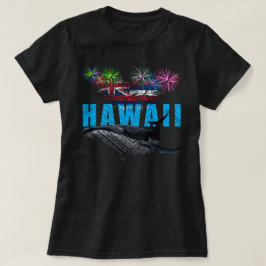CAMISETA HAWAII NYE POLYNESIAN TRIBAL HUMPBACK FIREWORKS