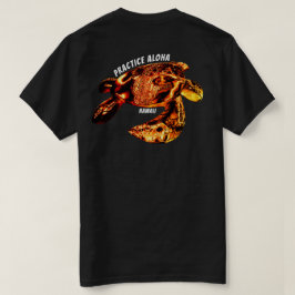 Camiseta Hawaii Practice Aloha - Tribal Honu Lava