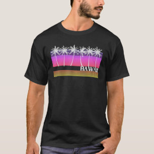 Camiseta Hawaii Retro Style Vintage Beach Surf Sunset 70s 8
