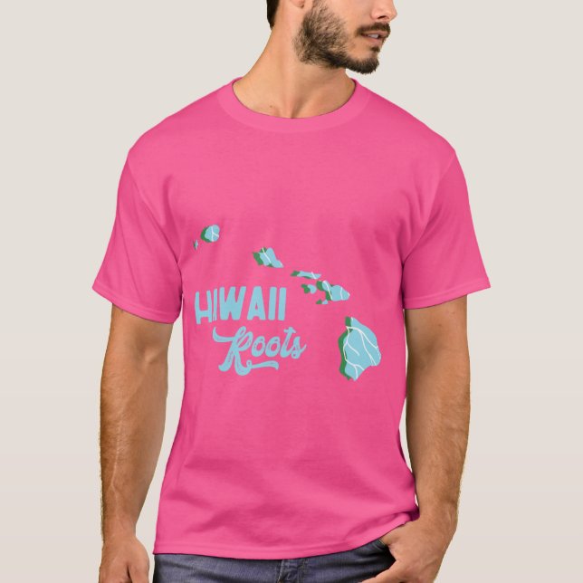 Camiseta Hawaii Roots Aqua Green (Frente)