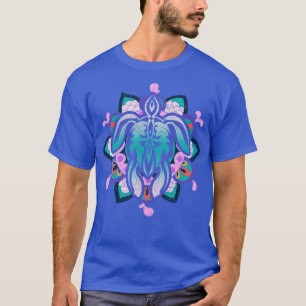 Camiseta Hawaii Sea Turtle Mandala Havaiano Tribal Polynesi