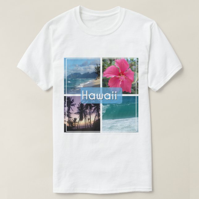 Camiseta Hawaii Seascape (Frente do Design)