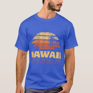 Camiseta Hawaii Sunset Beach 1985