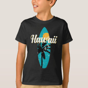 Camiseta Hawaii Surfing Aloha Vintage Retro Surfboard Beach