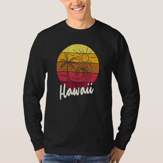 Camiseta Hawaii Surfing Clothing For Surf Surfer (Frente)