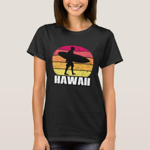 Camiseta Hawaii Surfing Surfer Hawaiian Surf Premium