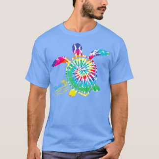 Camiseta Hawaii Tie Dye Sea Turtle Turtle Lovers