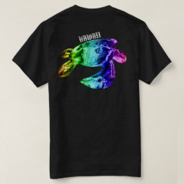 Camiseta Hawaii Tribal Honu Rainbow