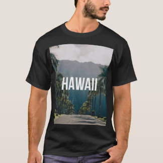Camiseta Hawaii Tropical Palm Trees Aesthetic