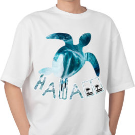 Camiseta Hawaii Turtle Wave Holiday