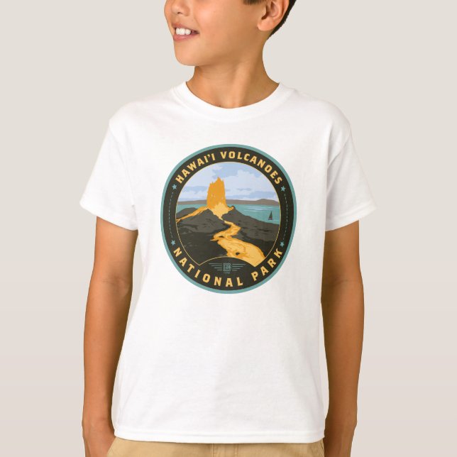 Camiseta Hawaii Volcanoes National Park (Frente)