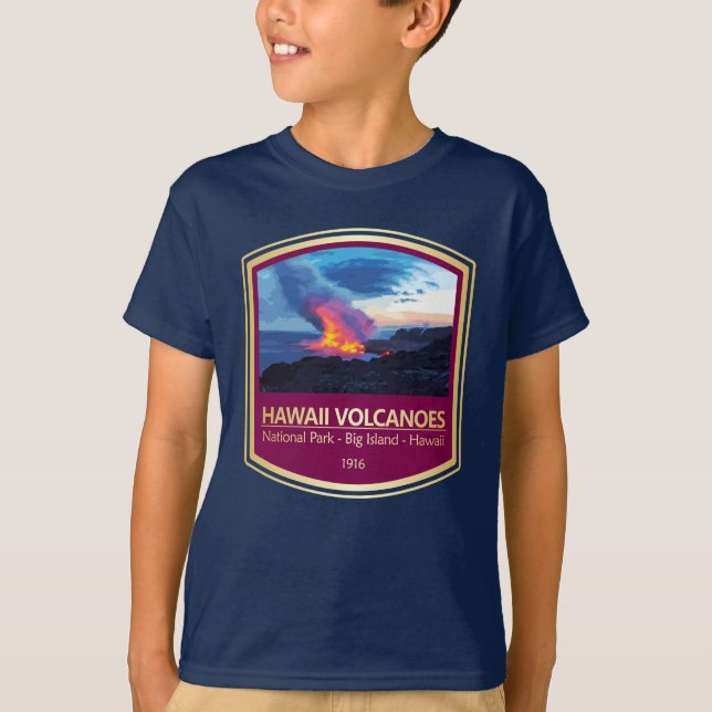 Camiseta Hawaii Volcanoes NP (PF1) (Frente)