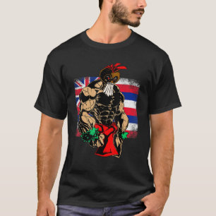 Camiseta Hawaii Warrior Hawaiai Flag Kanaka Maoli Men Wome