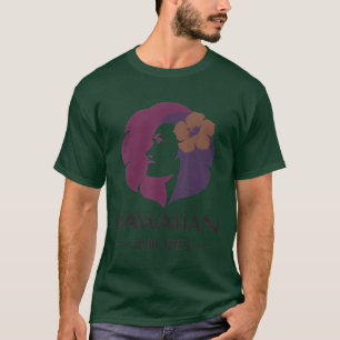 Camiseta Hawaiian Airlines Antigo Havaí Acampamento engraça