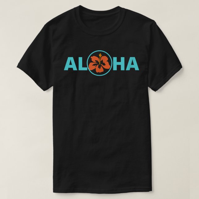 CAMISETA HAWAIIAN ALOHA (Frente do Design)