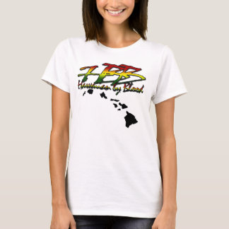Camiseta Hawaiian de Rasta pelo sangue
