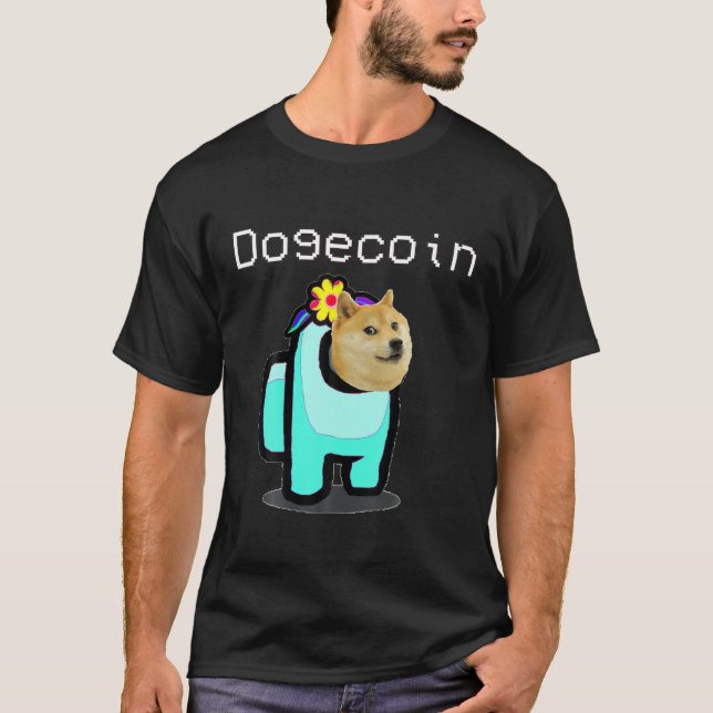 Camiseta Hawaiian Dude Dogecoin Crypto WSB Cryptocurrency (Frente)