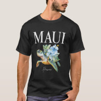 Hawaiian Hibiscus Flowers Sea Turtles Maui Hawaii