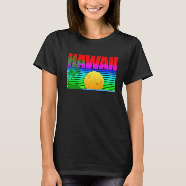 Camiseta Hawaiian Islands Aloha State (Frente)