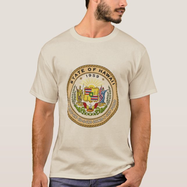 Camiseta Hawaiian State Seal (Frente)
