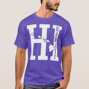 Camiseta HawaiiHI Ilhas Havaianas Viagem de Souvenir Gift