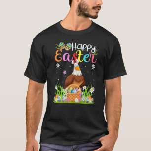 Camiseta Hawk Bird Bunny Ovo Caçando Felz pascoa Hawk