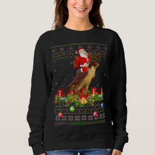 Camiseta Hawk Bird Ugly Papais noeis Andando no Natal