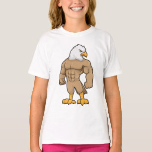 Camiseta Hawk como Bodybuilder com pacote Seis