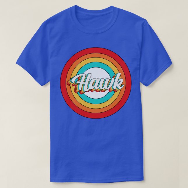 Camiseta Hawk Name Shirt Vintage Hawk Circle (Frente do Design)