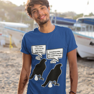 Camiseta "Hawk Pauh" Hawk Poop Remake das Piadas Hawk Tuah